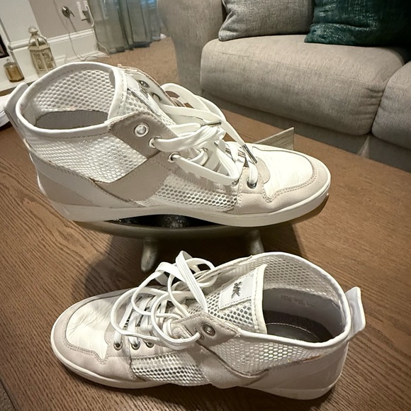 Michael Kors White Mesh Sneakers - Picture 2 of 8